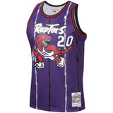 Men's Damon Stoudamire Toronto Raptors Mitchell & Ness 1995-96 Hardwood Classics Swingman Jersey - Purple - Pro Jersey Sports