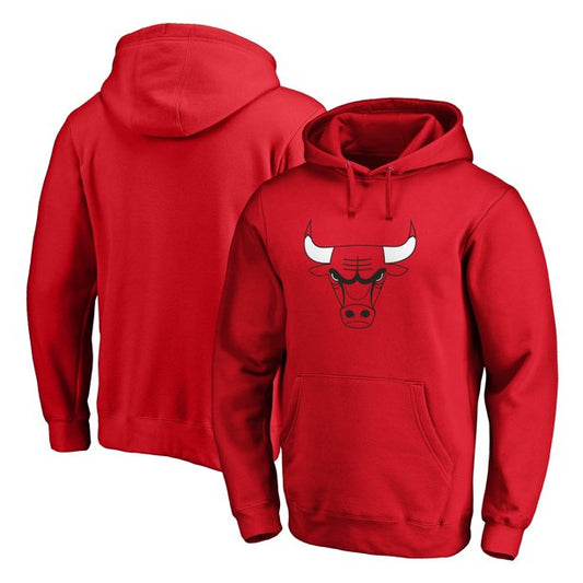 Child Chicago Bulls Primary Logo Red Pullover Hoodie
