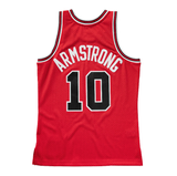 Mens Chicago Bulls B.J. Armstrong Mitchell & Ness Red 1990-91 Hardwood Classics Swingman Jersey - Pro Jersey Sports