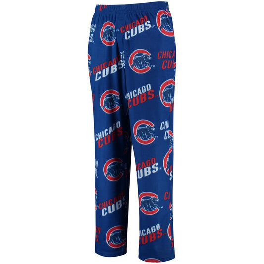 Men's MLB Chicago Cubs Royal Blue Wildcard Fleece Lounge Pants