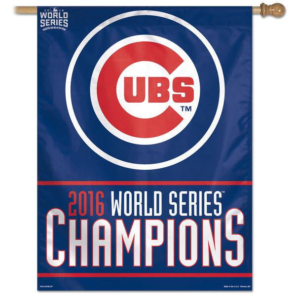 Chicago Cubs WinCraft 2016 World Series Champions 27" x 37" Vertical Banner