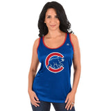 Womens Chicago Cubs All About Function Cool Base Racerback Tank Top By Majestic - Pro Jersey Sports