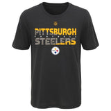 Pittsburgh Steelers Youth NFL Flux Dual Blend Short Sleeve T-Shirt - Pro Jersey Sports