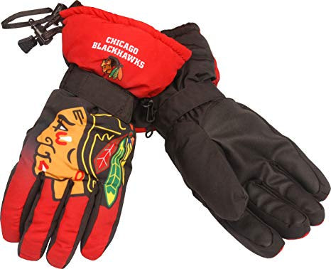 Chicago Blackhawks Gradient Big Logo Insulated Gloves