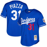 Men's Los Angeles Dodgers Mike Piazza Mitchell & Ness Royal Cooperstown Collection Mesh Batting Practice Jersey - Pro Jersey Sports