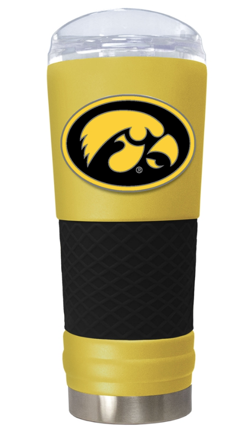 Iowa Hawkeyes The Draft 24 oz Vacuum Insulated Team Color Stainless Steel Beverage Cup