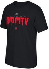 Men's Portland Trail Blazers adidas Black Rip City Local Flair T-Shirt - Pro Jersey Sports
