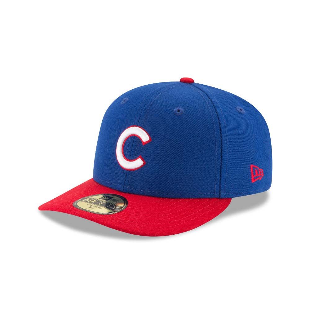 Chicago Cubs New Era Two Tone Patched Low Crown 59Fifty Fitted Hat