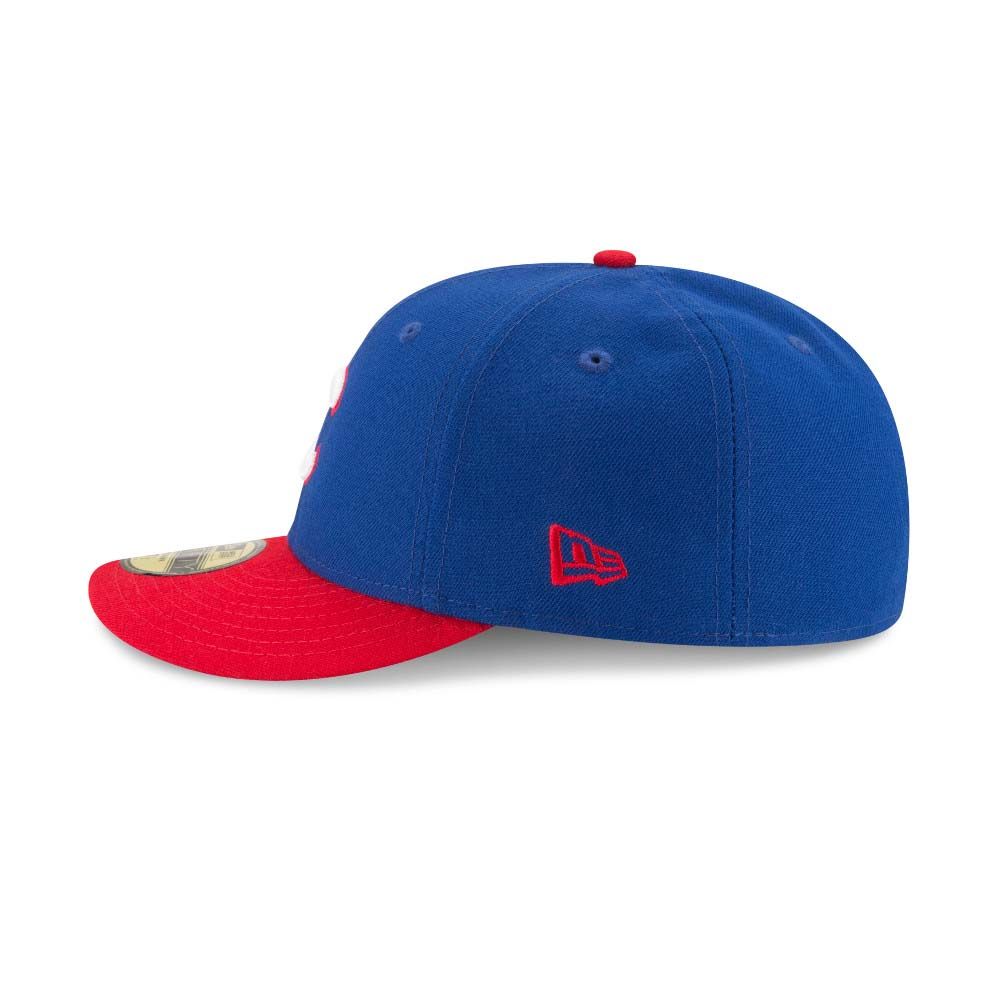 Chicago Cubs New Era Two Tone Patched Low Crown 59Fifty Fitted Hat