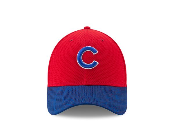Chicago Cubs Vizor Maze 39THIRTY Flex Fit Hat By New Era