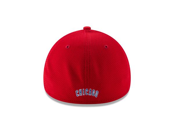 Chicago Cubs Vizor Maze 39THIRTY Flex Fit Hat By New Era