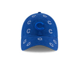 Womens Chicago Cubs Logo Scatter Adjustable 9TWENTY New Era Hat - Pro Jersey Sports