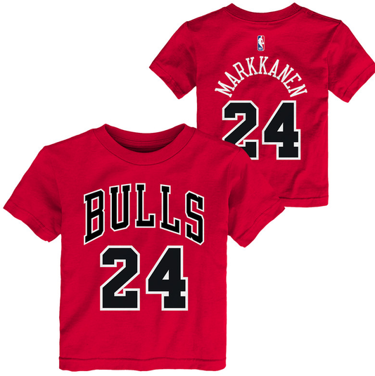 Child Lauri Markkanen Chicago Bulls Name And Number Tee By Outerstuff
