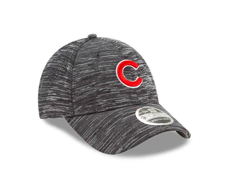 Men's Chicago Cubs New Era 9FORTY Gray Tech Adjustable Hat