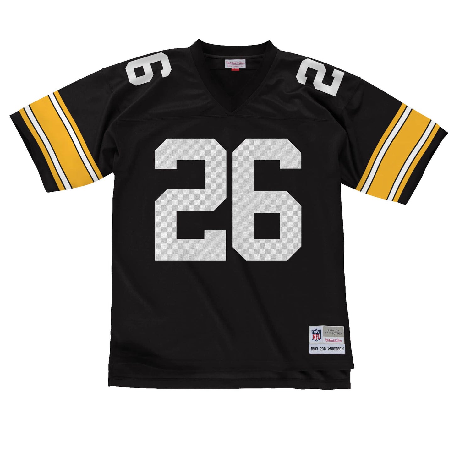 Men's Pittsburgh Steelers Rod Woodson Mitchell & Ness Black Legacy Replica Jersey