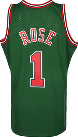 Men's Chicago Bulls Derrick Rose Mitchell & Ness Green 2008-09 Hardwood Classics Swingman Jersey - Pro Jersey Sports