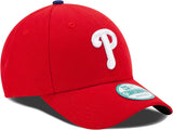 Youth Philadelphia Phillies New Era MLB The League Red 9FORTY Adjustable Cap - Pro Jersey Sports