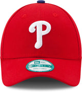 Youth Philadelphia Phillies New Era MLB The League Red 9FORTY Adjustable Cap - Pro Jersey Sports