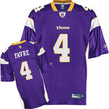 Men's Reebok Brett Favre Minnesota Vikings Purple Replica Jersey - Pro Jersey Sports