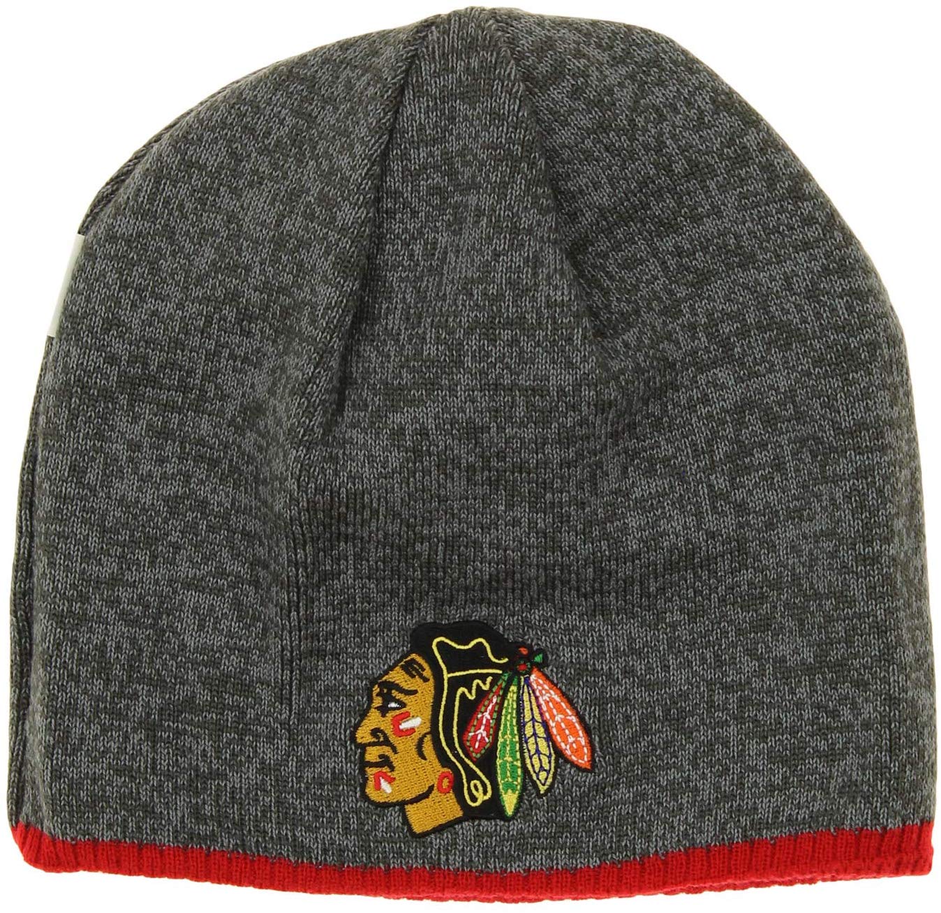 NHL Mens Chicago Blackhawks Jonathan Toews Player Reversible Beanie Knit Hat