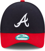 Youth Atlanta Braves New Era MLB The League Navy/Red 9FORTY Adjustable Cap - Pro Jersey Sports
