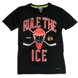 Chicago Blackhawks Youth Rule The Ice Performance Tee - Pro Jersey Sports