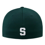 Michigan State Spartans NCAA TOW "Rails" Green One Fit Stretch Fit Performance Mesh Hat - Pro Jersey Sports