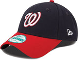 Washington Nationals Navy The League 9FORTY Adjustable Game Cap - Pro Jersey Sports
