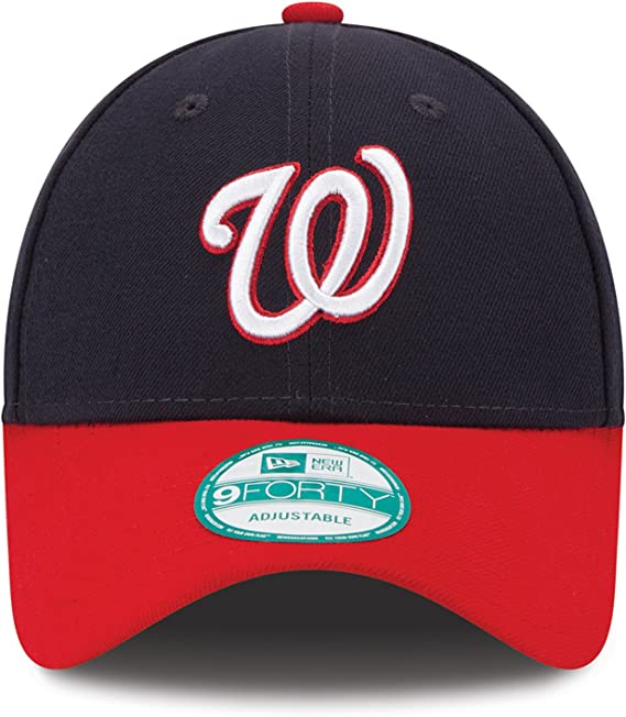 Washington Nationals Navy The League 9FORTY Adjustable Game Cap