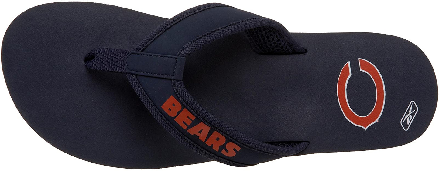 Reebok NFL Chicago Bears Summertime Unisex Flip Flop