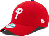 Youth Philadelphia Phillies New Era MLB The League Red 9FORTY Adjustable Cap - Pro Jersey Sports