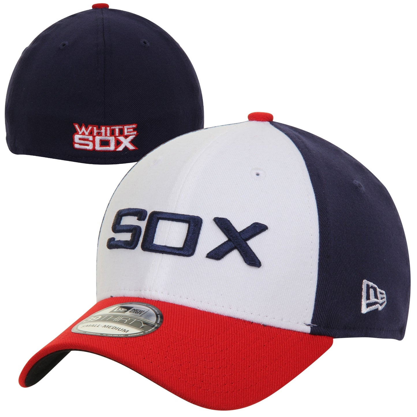 Junior Chicago White Sox New Era Sunday Home Alternate Team Classic 39THIRTY Flex Hat