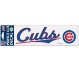 MLB Chicago Cubs Classic 3X10 Perfect Cut Decal - Pro Jersey Sports