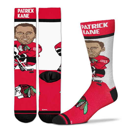 Men's Chicago Blackhawks Patrick Kane Player FBF Socks