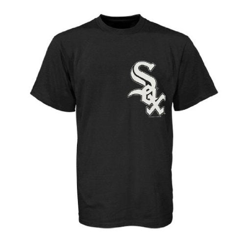 Youth Majestic Chicago White Sox Wordmark Black T-Shirt