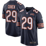 Men's Chicago Bears Tarik Cohen Nike Navy 100th Season Game Jersey - Pro Jersey Sports