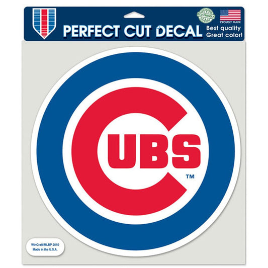 CHICAGO CUBS Perfect Cut Color Decal 8" x 8" - Pro Jersey Sports