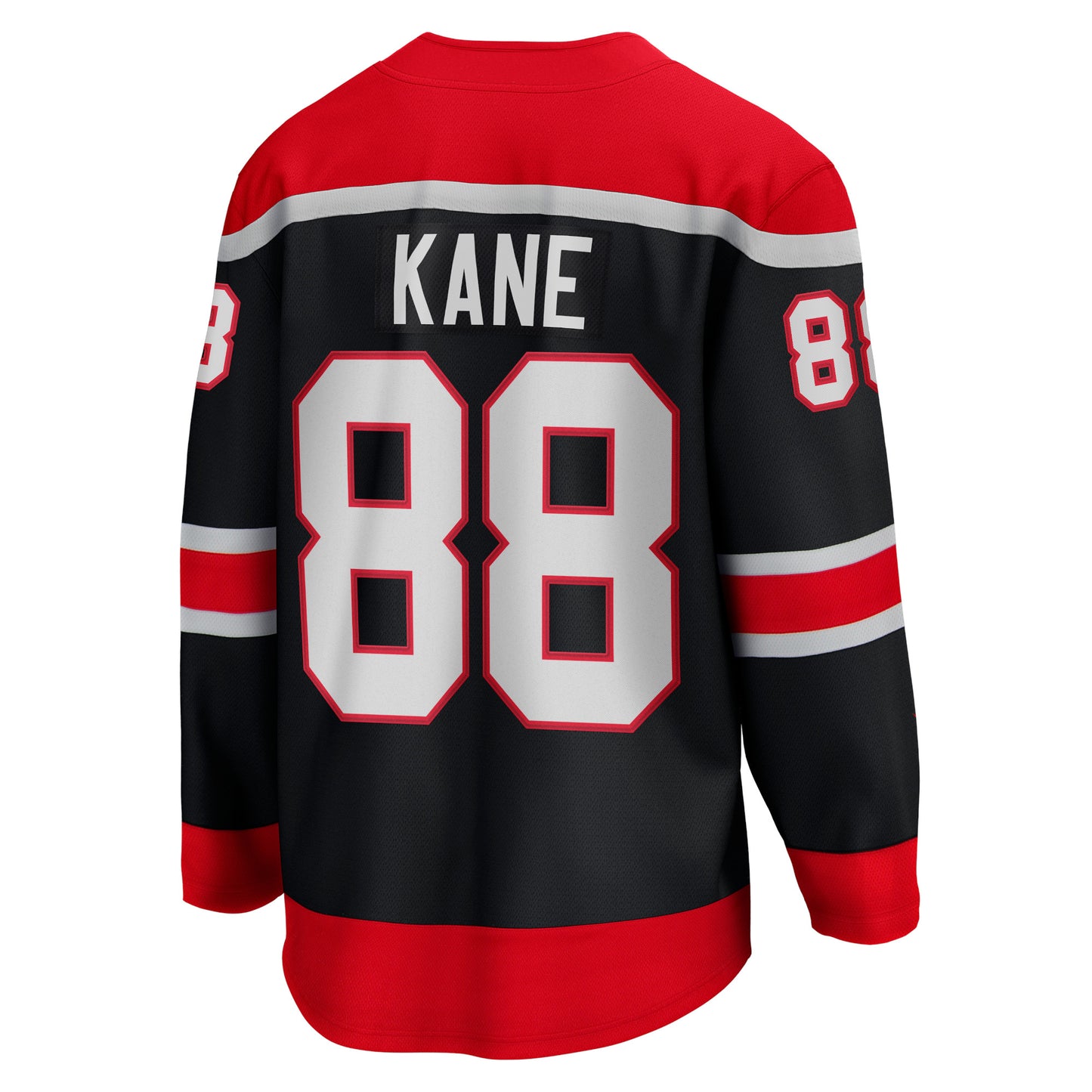 Men's Chicago Blackhawks Patrick Kane Fanatics Branded Black 2020/21 Reverse Retro Special Edition Breakaway Player Jersey
