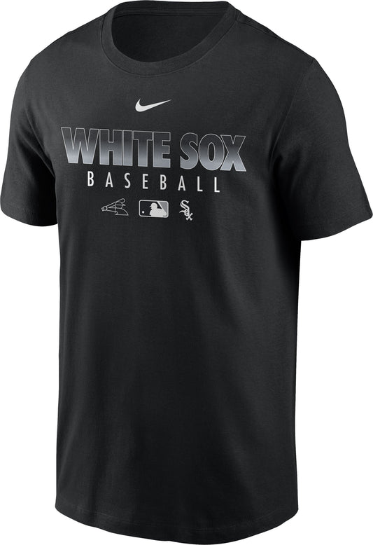 Men's Chicago White Sox Nike Black Authentic Collection Performance T-Shirt
