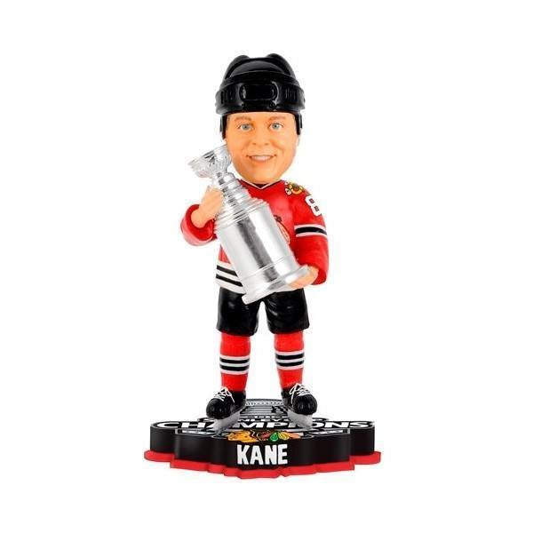 Chicago Blackhawks Patrick Kane 2015 NHL Stanley Cup Champions Player Trophy Bobblehead