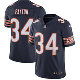 Men's Chicago Bears Walter Payton Nike Navy Retired Player Vapor Untouchable Limited Throwback Jersey - Pro Jersey Sports