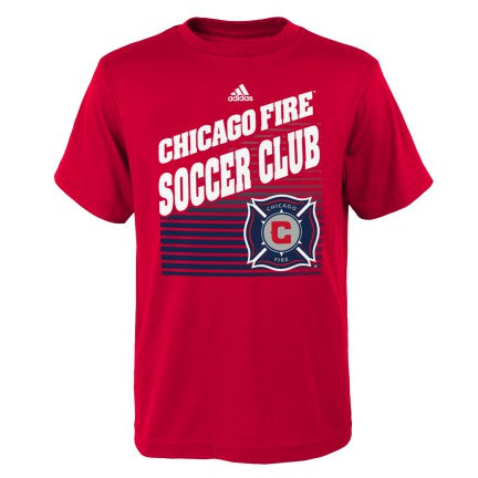MLS Chicago Fire Youth Red Soccer Club Climalite T-Shirt