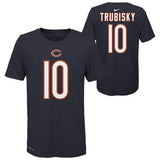 Youth Chicago Bears Mitchell Trubisky Nike Navy Player Pride Name & Number Performance T-Shirt - Pro Jersey Sports