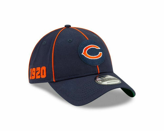 Chicago Bears 2019 Established Collection Sideline 1920 Home "C" Logo Navy 9TWENTY Adjustable Hat