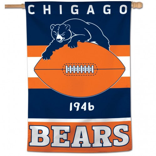 Chicago Bears 1946 Vertical 28X40 Flag By Wincraft