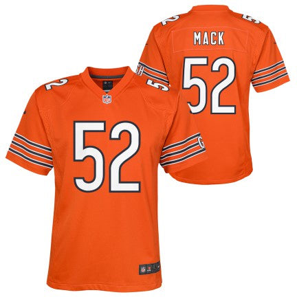Youth Nike Khalil Mack Alternate Orange Chicago Bears Game Jersey