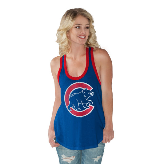 Women's Chicago Cubs Power Play Tank Top by G-III