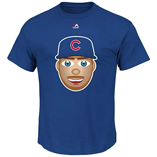 Majestic Kris Bryant Chicago Cubs MLB Youth Emoji Name & Number T-Shirt
