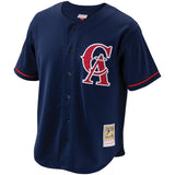 Men's Bo Jackson California Angels Mitchell & Ness Cooperstown Collection Authentic Batting Practice Jersey - Navy - Pro Jersey Sports