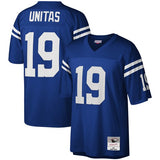 Men's Johnny Unitas Baltimore Colts Mitchell & Ness Legacy Replica Jersey - Royal - Pro Jersey Sports